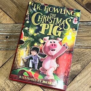 The Christmas Pig by J K Rowling Illustrated Jim Field Childrens Hard Cover Book